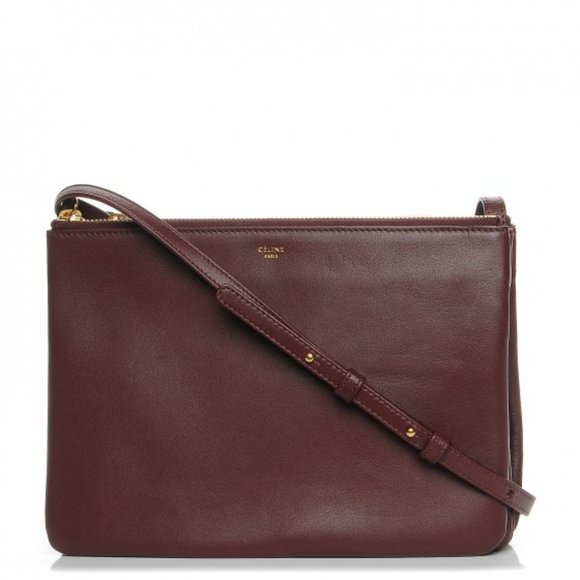 Celine Handbags - CELINE SMOOTH LAMBSKIN LARGE TRIO CROSSBOD…